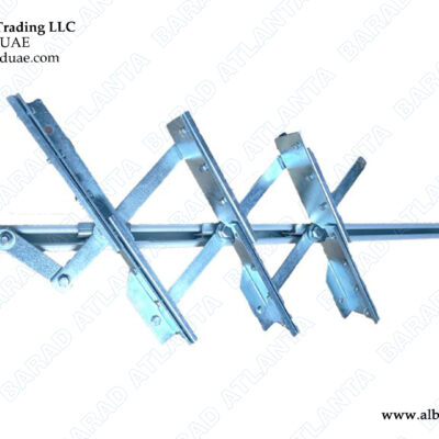Sliding PVC Curtain Steel Mounting Hanger Set 1Mtr