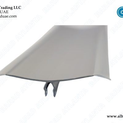 SMALL PVC ROUNDED CORNER PROFILE WITH SOFT EDGES GREY