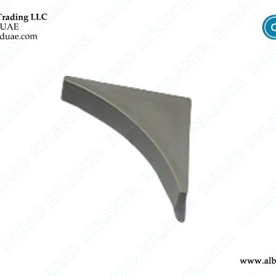 PVC End Cap for Coving Grey